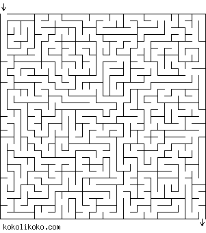 Printable Maze Game