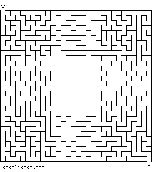 Printable Maze Game