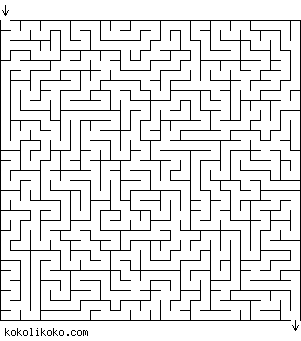 Printable Maze Game