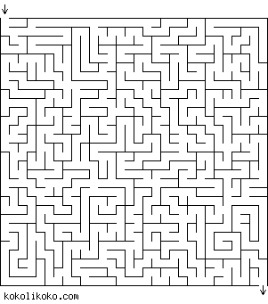 Printable Maze Game