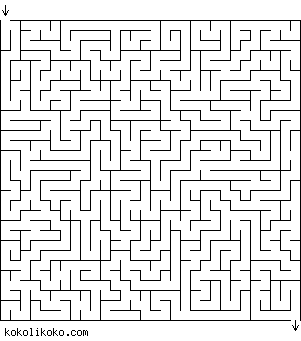 Printable Maze Game