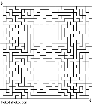 Printable Maze Game