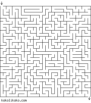 Printable Maze Game
