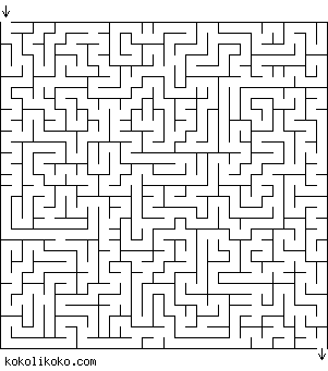Printable Maze Game