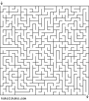 Printable Maze Game