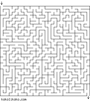 Printable Maze Game