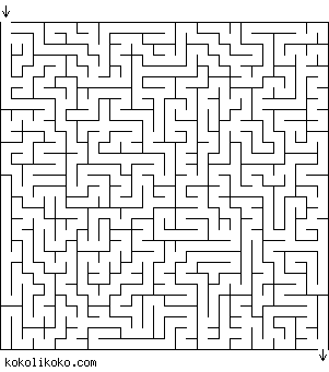 Printable Maze Game