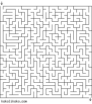 Printable Maze Game