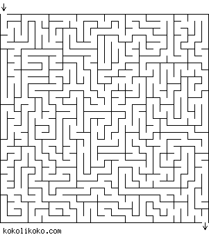 Printable Maze Game