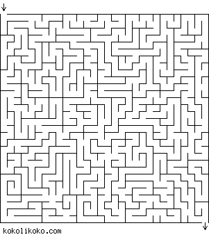 Printable Maze Game