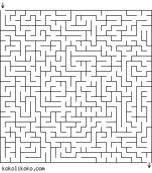 Printable Maze Game