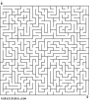 Printable Maze Game