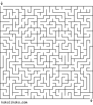 Printable Maze Game