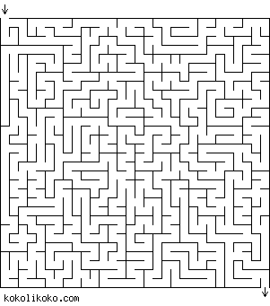 Printable Maze Game