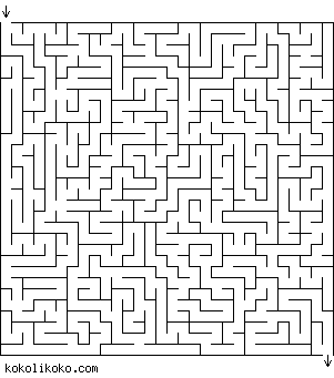 Printable Maze Game