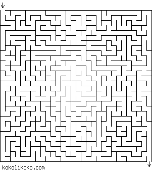 Printable Maze Game