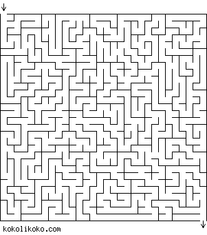 Printable Maze Game
