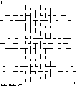 Printable Maze Game