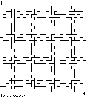 Printable Maze Game