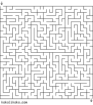Printable Maze Game
