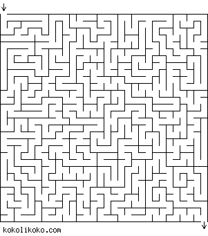 Printable Maze Game