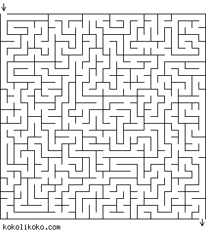 Printable Maze Game