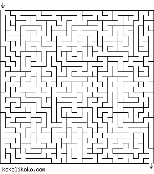 Printable Maze Game