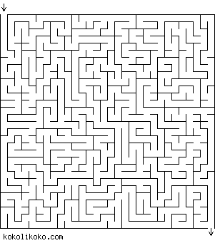 Printable Maze Game