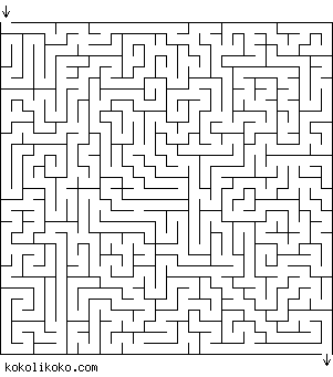 Printable Maze Game