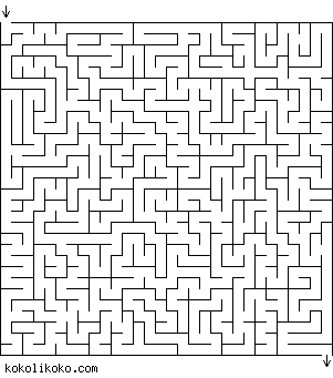 Printable Maze Game