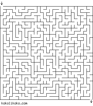 Printable Maze Game