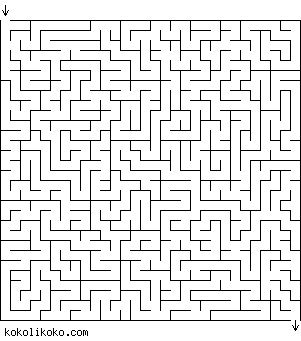 Printable Maze Game