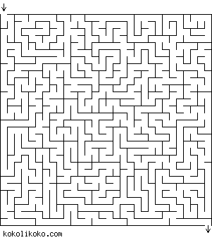 Printable Maze Game