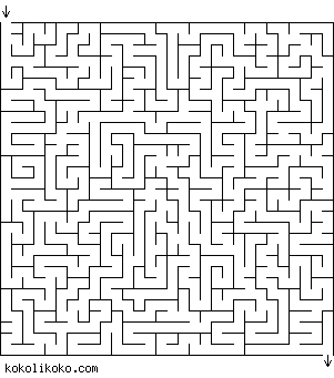 Printable Maze Game