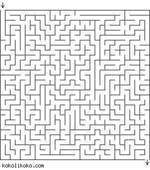 Printable Maze Game