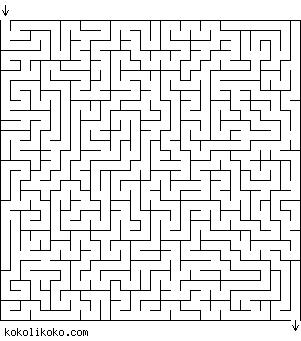 Printable Maze Game