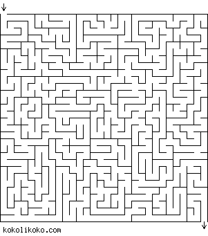 Printable Maze Game
