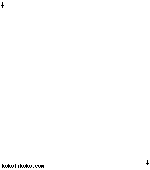 Printable Maze Game