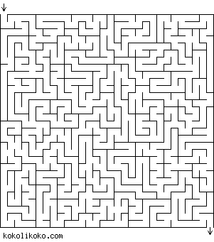 Printable Maze Game