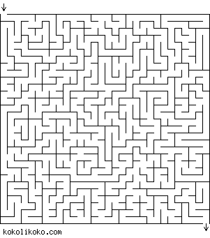 Printable Maze Game