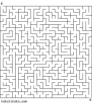 Printable Maze Game