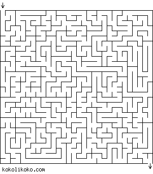 Printable Maze Game