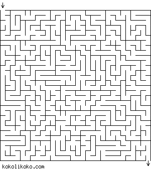 Printable Maze Game