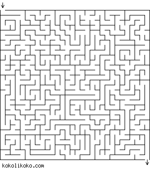 Printable Maze Game
