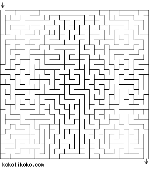 Printable Maze Game
