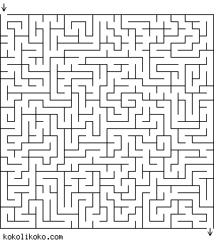 Printable Maze Game