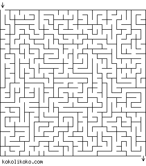 Printable Maze Game