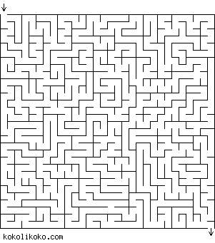 Printable Maze Game