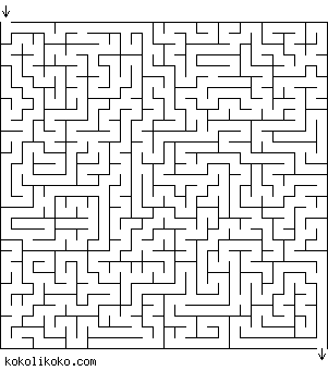 Printable Maze Game