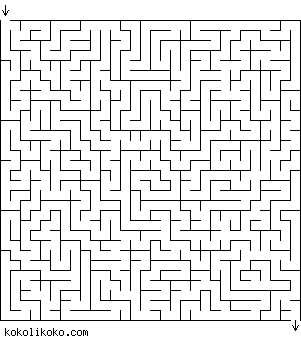 Printable Maze Game